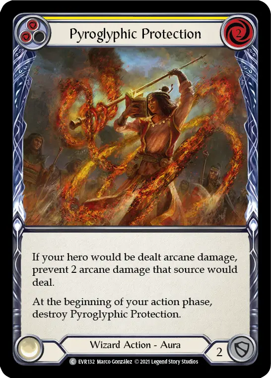 Card: Pyroglyphic Protection (yel)