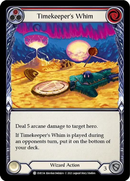Card: Timekeeper's Whim (red)