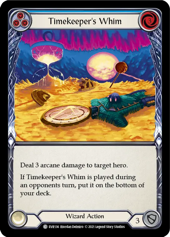 Card: Timekeeper's Whim (blu)