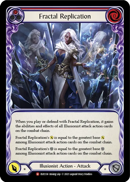 Card: Fractal Replication (red)