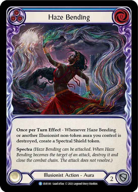 Card: Haze Bending (blu)