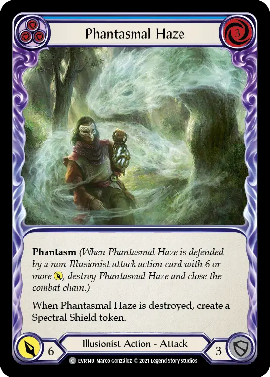 Card: Phantasmal Haze (blu)