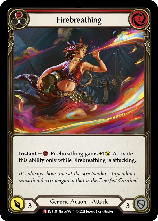Card: Firebreathing (red)