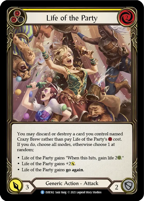 Card: Life of the Party (yel)