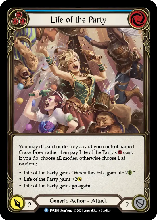 Card: Life of the Party (blu)