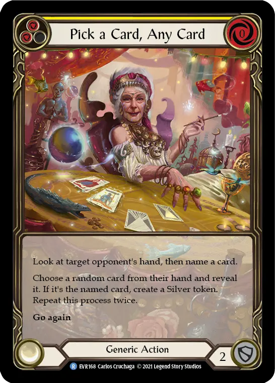 Card: Pick a Card, Any Card (yel)
