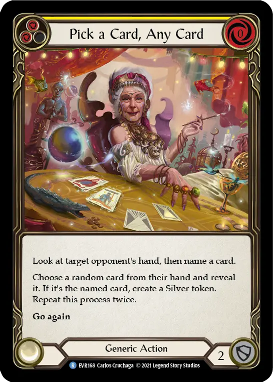 Card: Pick a Card, Any Card (yel)