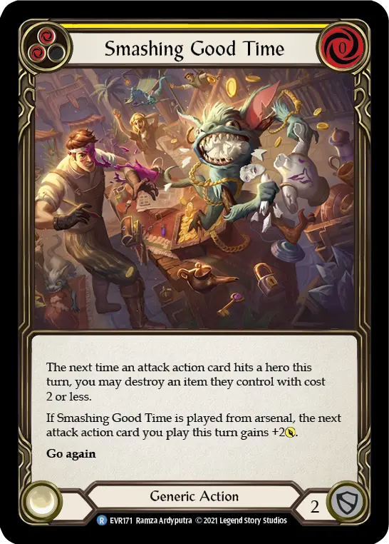 Card: Smashing Good Time (yel)