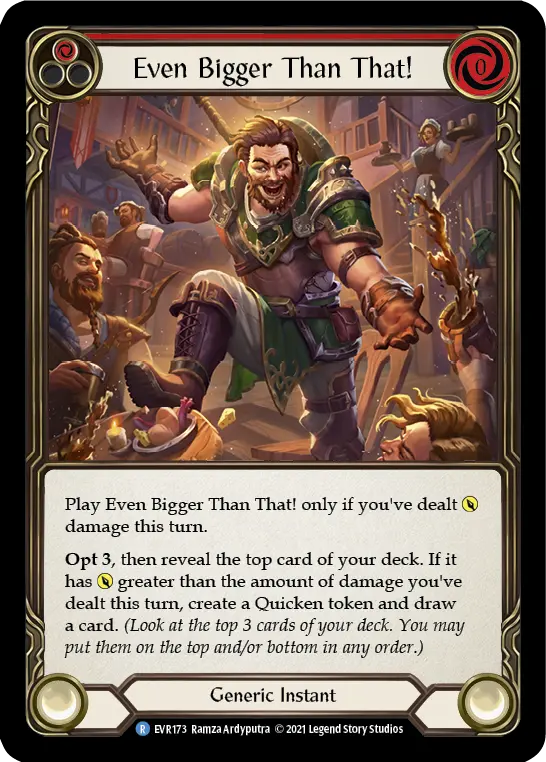 Card: Even Bigger Than That! (red)