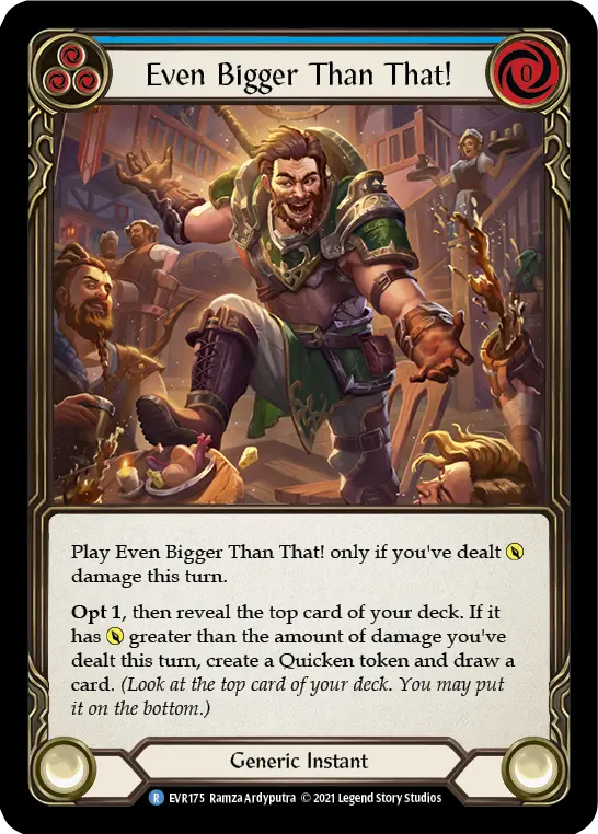 Card: Even Bigger Than That! (blu)
