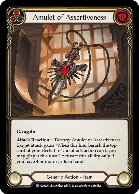 Card: Amulet of Assertiveness (yel)