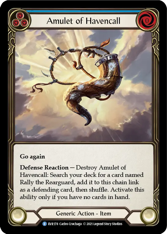 Card: Amulet of Havencall (blu)