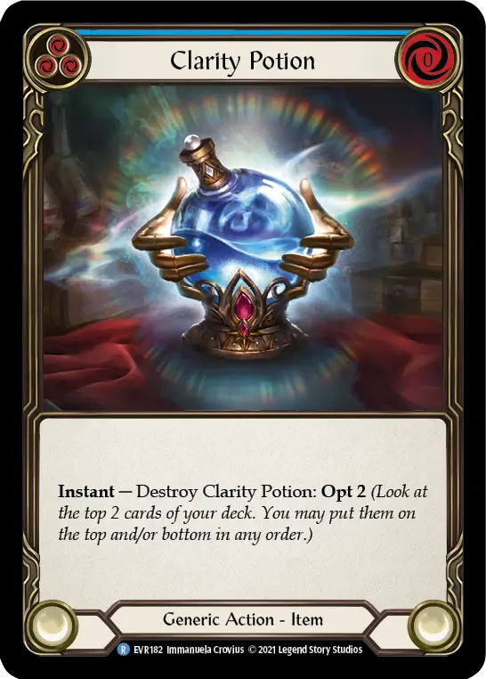 Card: Clarity Potion (blu)