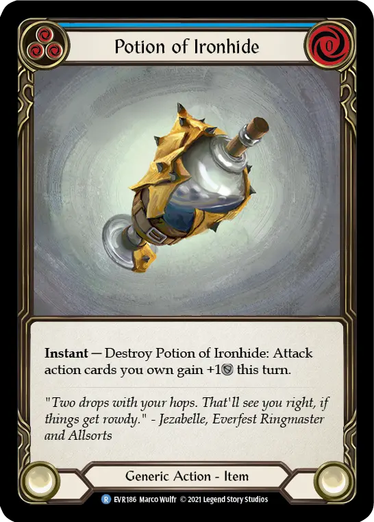 Card: Potion of Ironhide (blu)