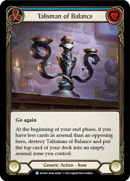 Card: Talisman of Balance (blu)