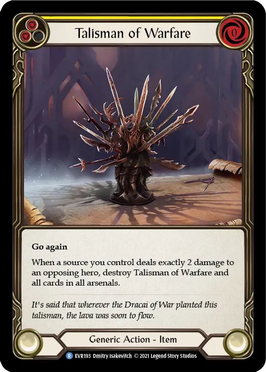Card: Talisman of Warfare (yel)