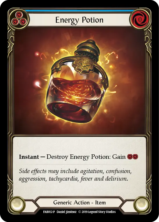 Card: Energy Potion (blu)