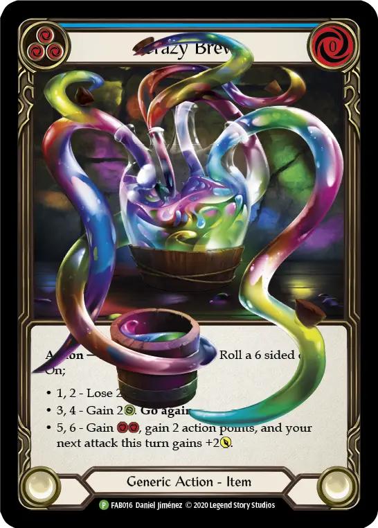 Card: Crazy Brew (blu)
