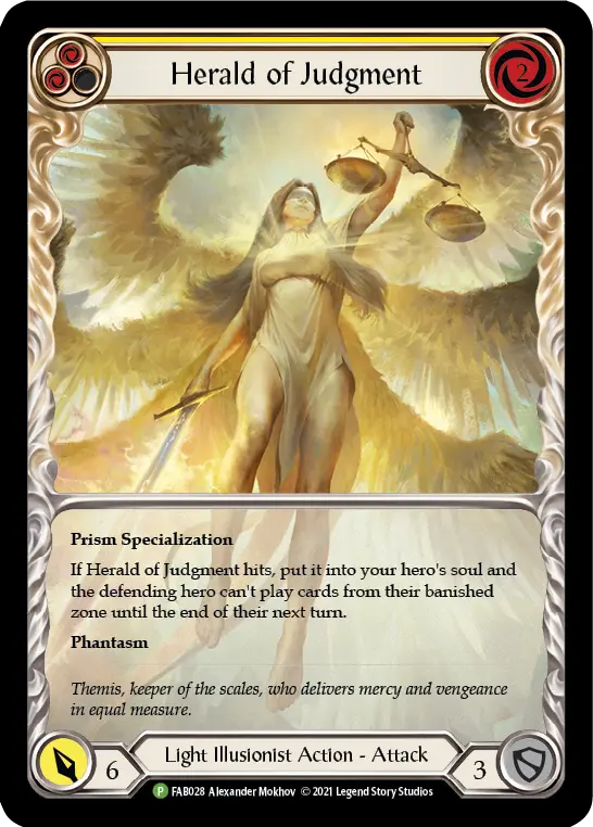 Card: Herald of Judgment (yel)