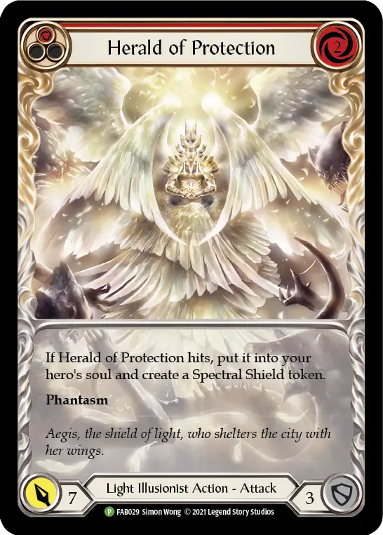 Card: Herald of Protection (red)