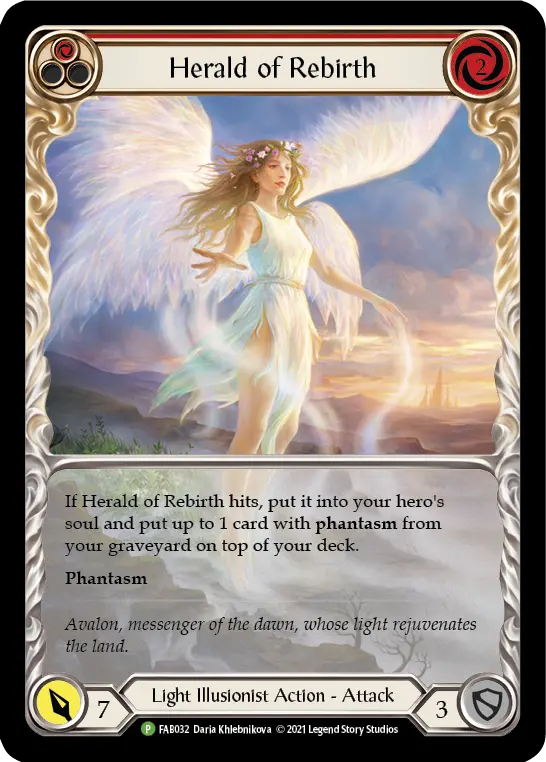 Card: Herald of Rebirth (red)
