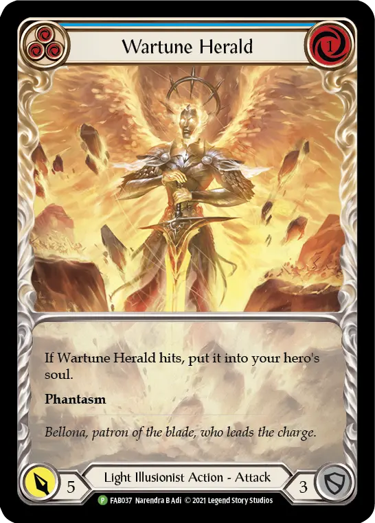 Card: Wartune Herald (blu)