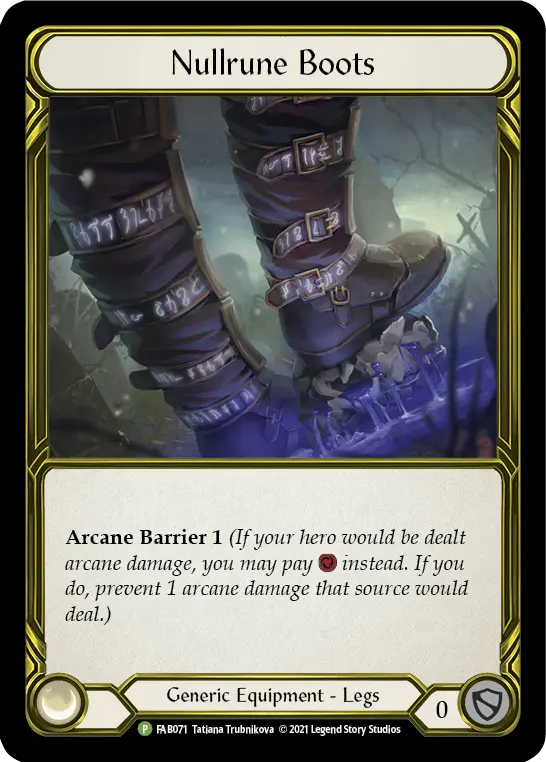 Card: Nullrune Boots