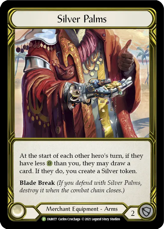 Card: Silver Palms