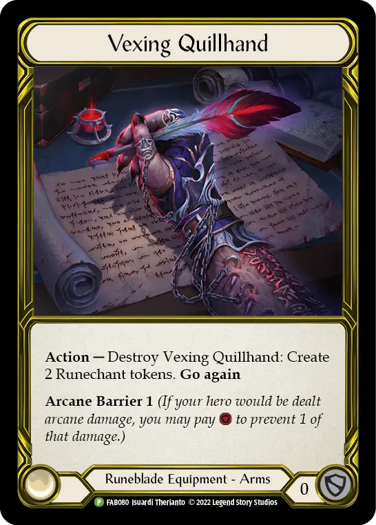 Card: Vexing Quillhand