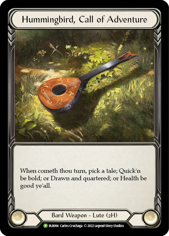 Card: Hummingbird, Call of Adventure