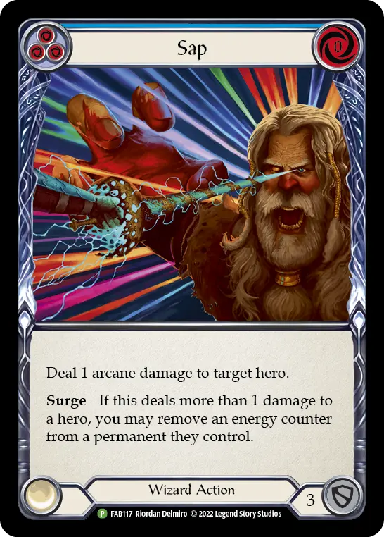 Card: Sap (blu)
