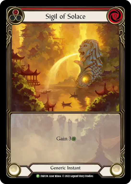 Card: Sigil of Solace (red)