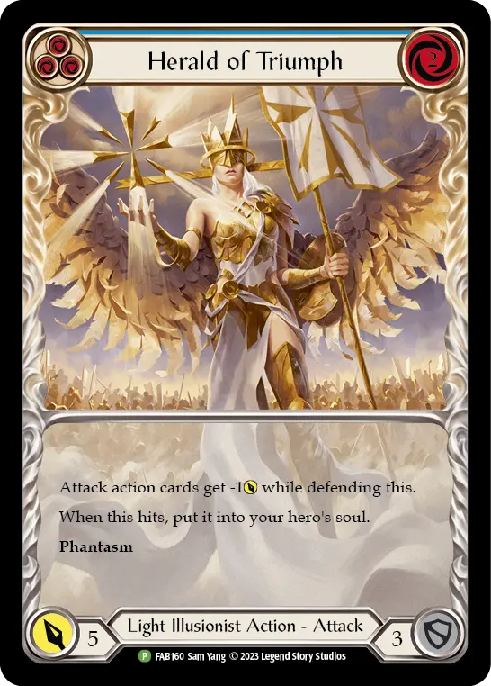 Card: Herald of Triumph (blu)