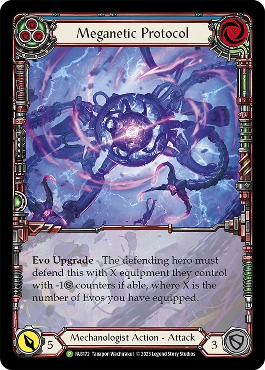Card: Meganetic Protocol (blu)