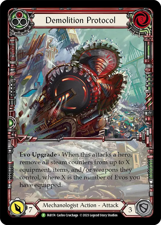 Card: Demolition Protocol (red)
