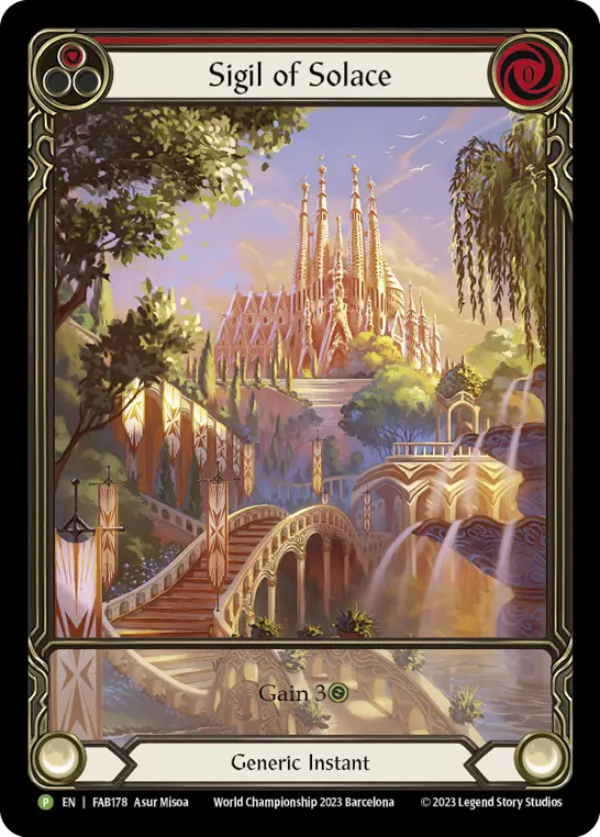 Card: Sigil of Solace (red)