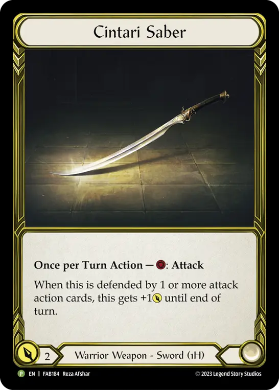 Card: Cintari Saber