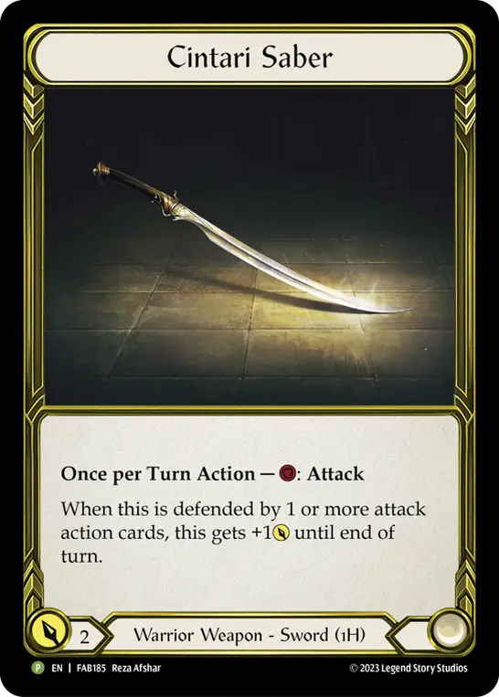 Card: Cintari Saber