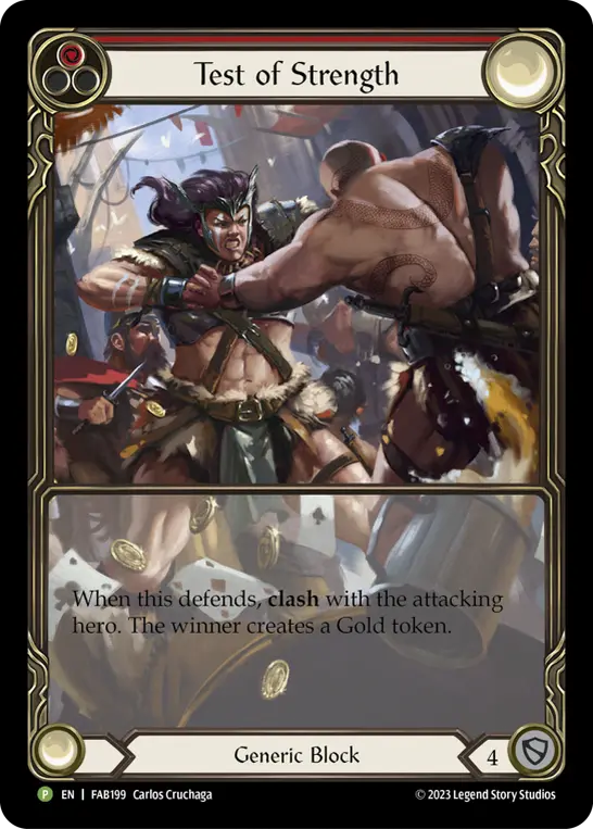 Card: Test of Strength (red)