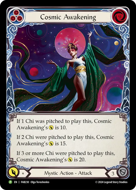 Card: Cosmic Awakening (blu)