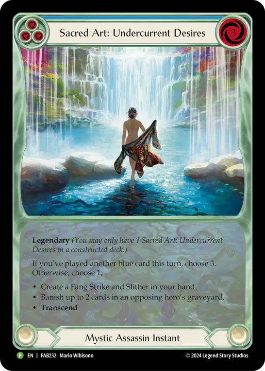 Card: Sacred Art: Undercurrent Desires (blu)