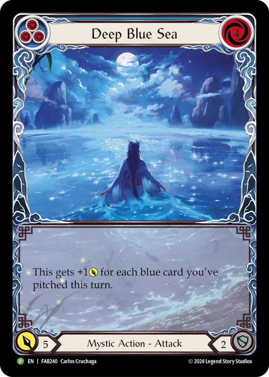Card: Deep Blue Sea (blu)