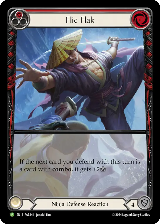 Card: Flic Flak (red)
