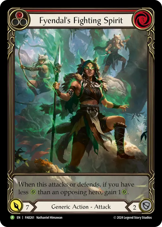 Card: Fyendal's Fighting Spirit (red)