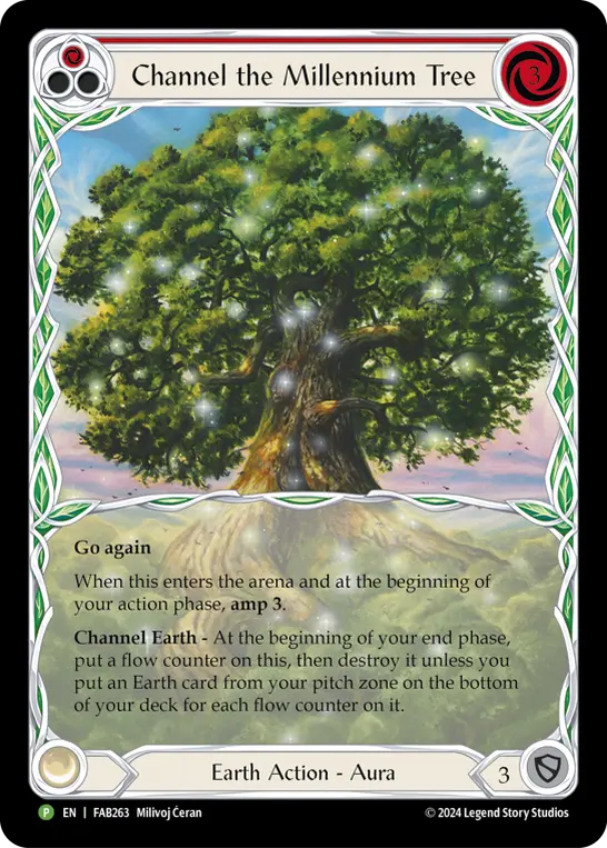 Card: Channel the Millennium Tree (red)