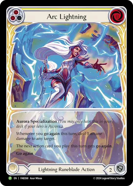Card: Arc Lightning (yel)