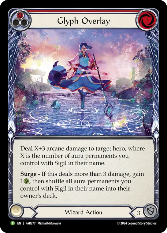 Card: Glyph Overlay (red)