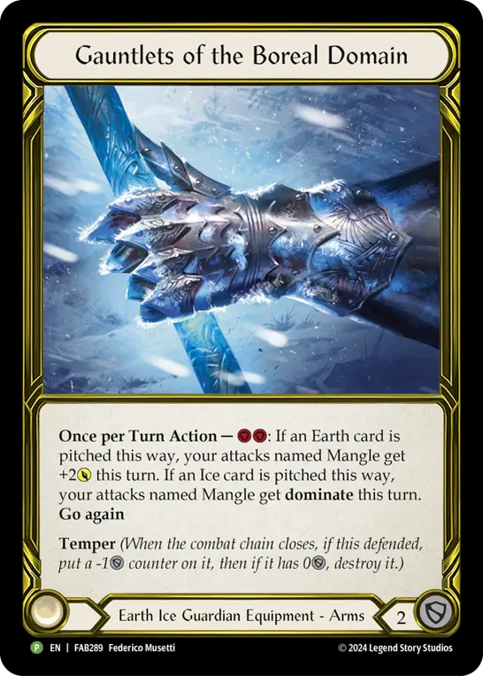 Card: Gauntlets of the Boreal Domain