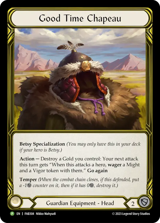 Card: Good Time Chapeau