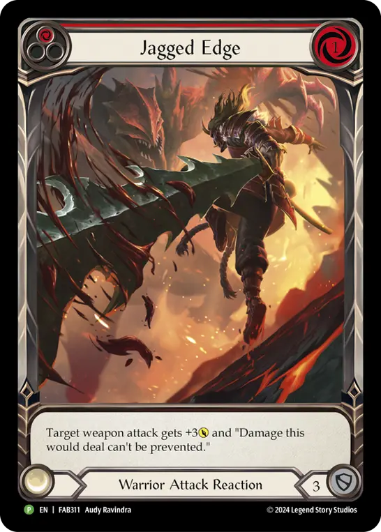 Card: Jagged Edge (red)